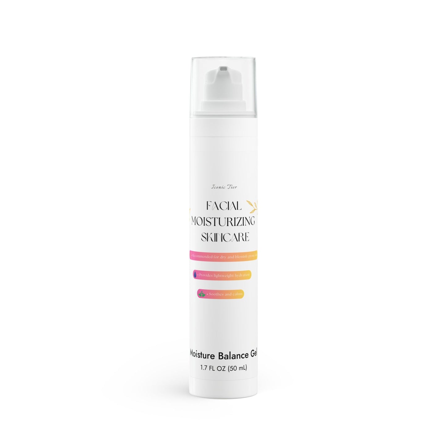 Moisture Balance Gel, 1.7oz, Gel Water Based Moisturizer - Iconic Tier
