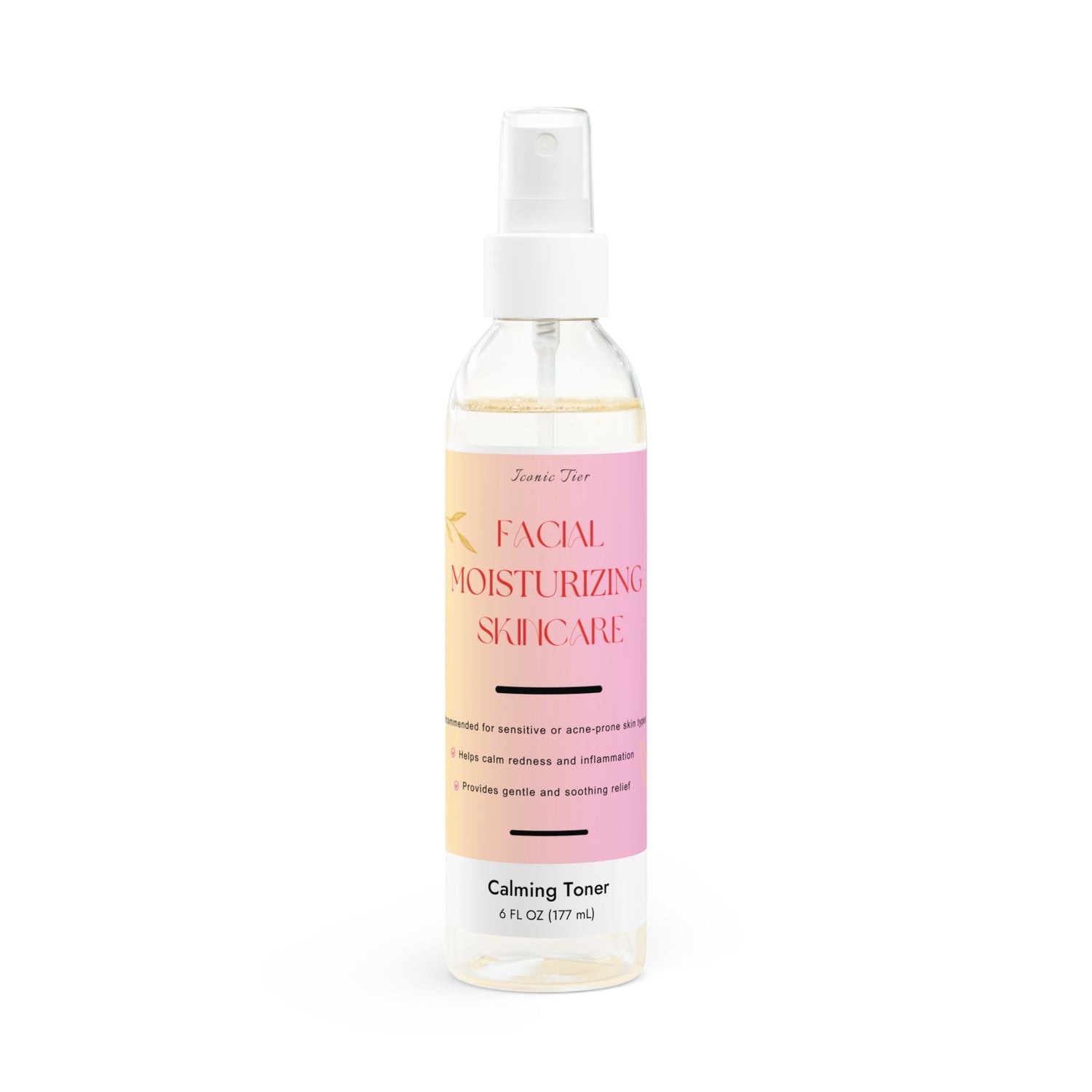 Calming Toner, 6oz, Skin Care Calming Toner - Iconic Tier